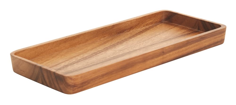 GuestSupply US | Wescon Wood Essentials Small Amenity Tray, Acacia